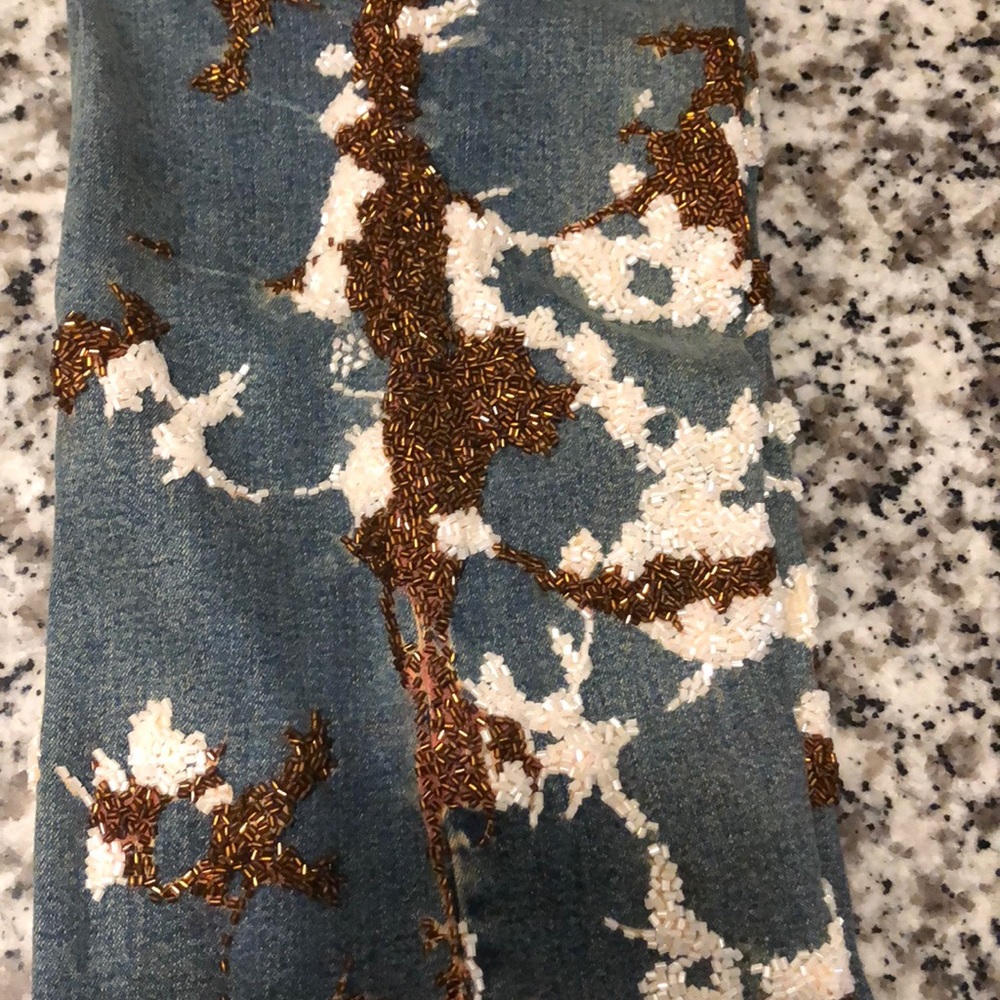 Handmade Customizable Sequined Jeans - Picture 4 of 4